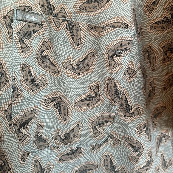 3 for $10 Columbia Short-Sleeved Fish Shirt Men’s 3X - Picture 6 of 7